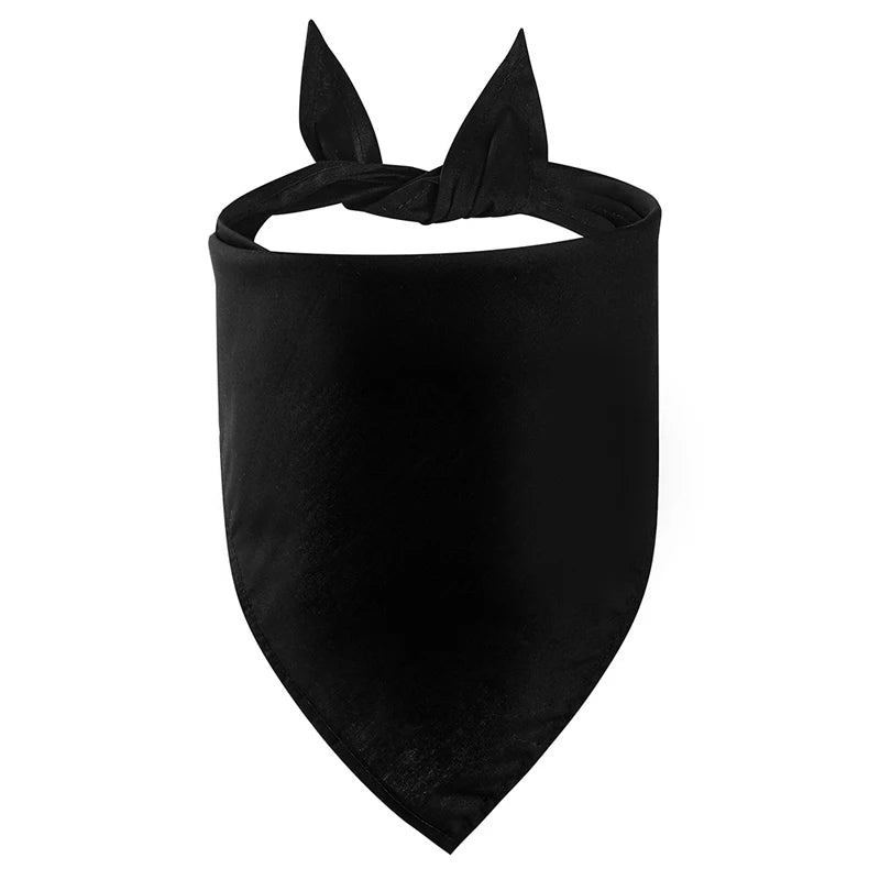 Bandana pour chien de couleur noir de couleur unie. Image produit Boutiquechien