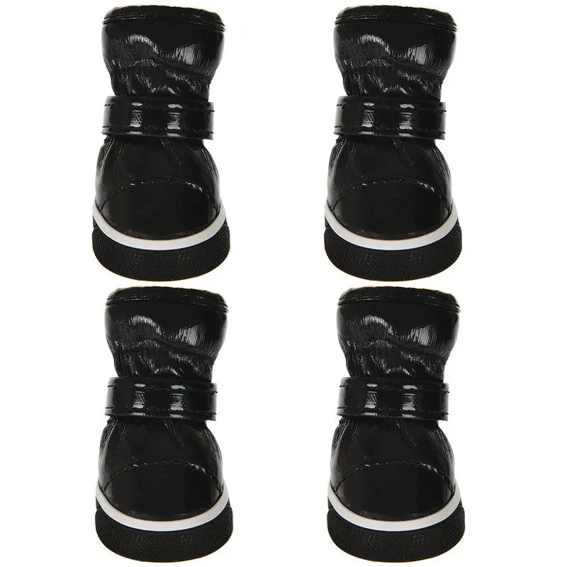 Bottes noir pour petits chiens durable de boutiquechien