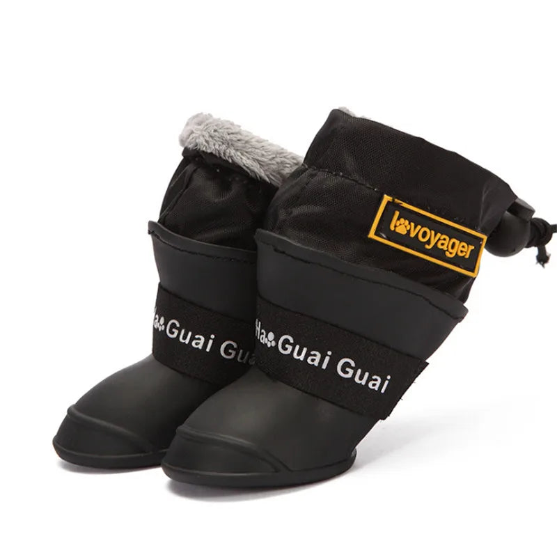 Bottes pour chiens de couleurs noir pour les petits chiens. Image produit Boutiquechien