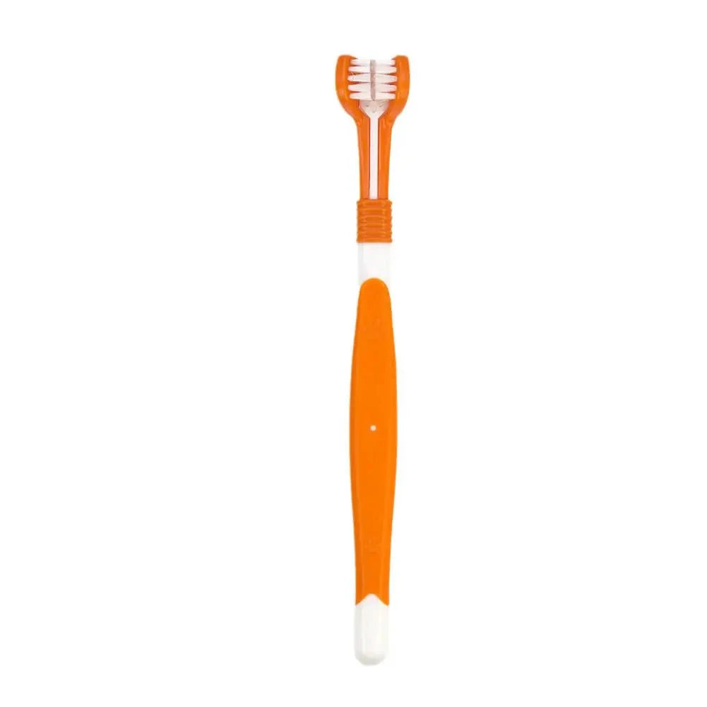 Brosse à dent pour chien de couleur vert et blanc. Image produit Boutiquechien