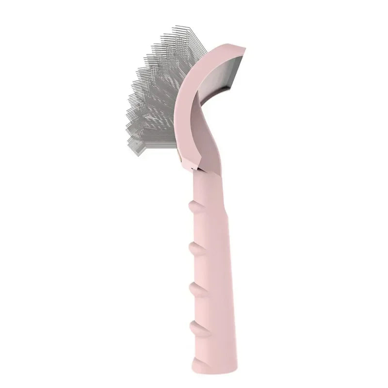 Brosse carde chien rose