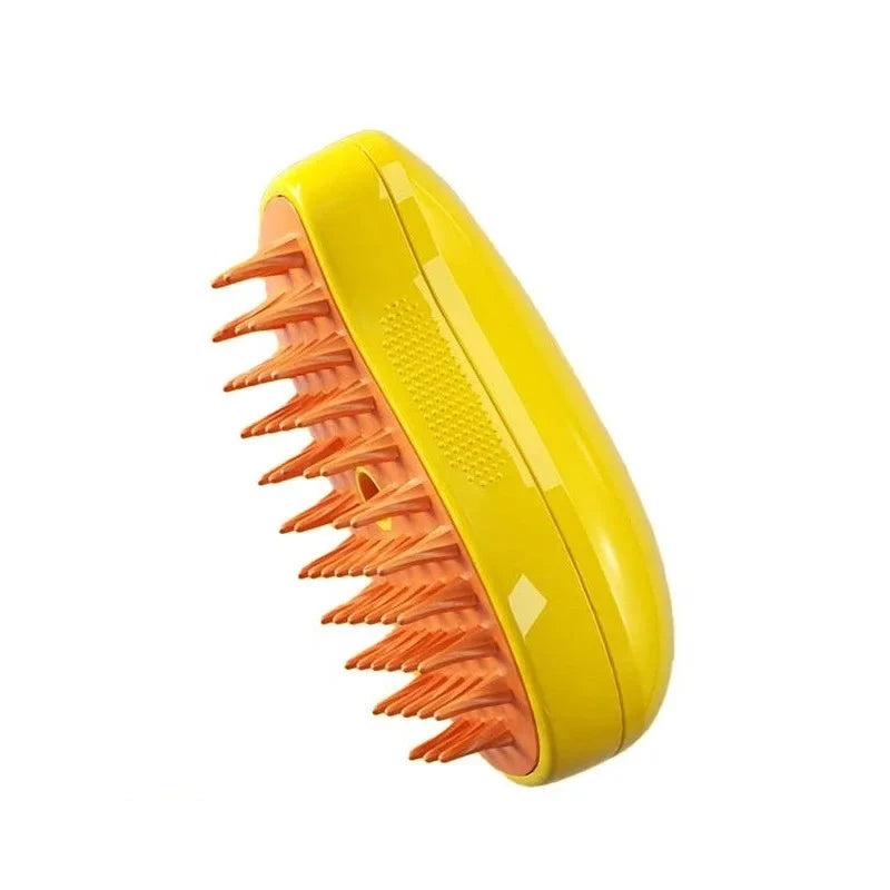 Brosse à vapeur pour les chiens de couleurs orange pour chiens. Image Produit Boutiquechien