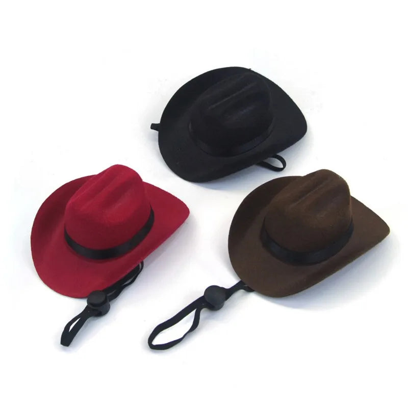 Chapeau de cow boy pour chien de couleur différente. Image produit Boutiquechien