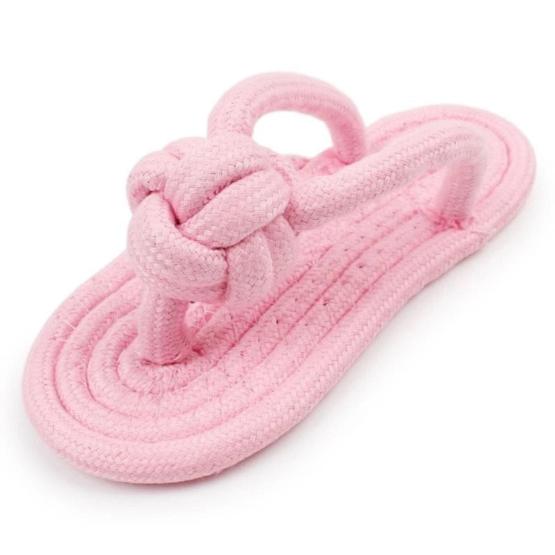 Claquette pour chien de couleur rose en nylon renforcé. Image produit Boutiquechien