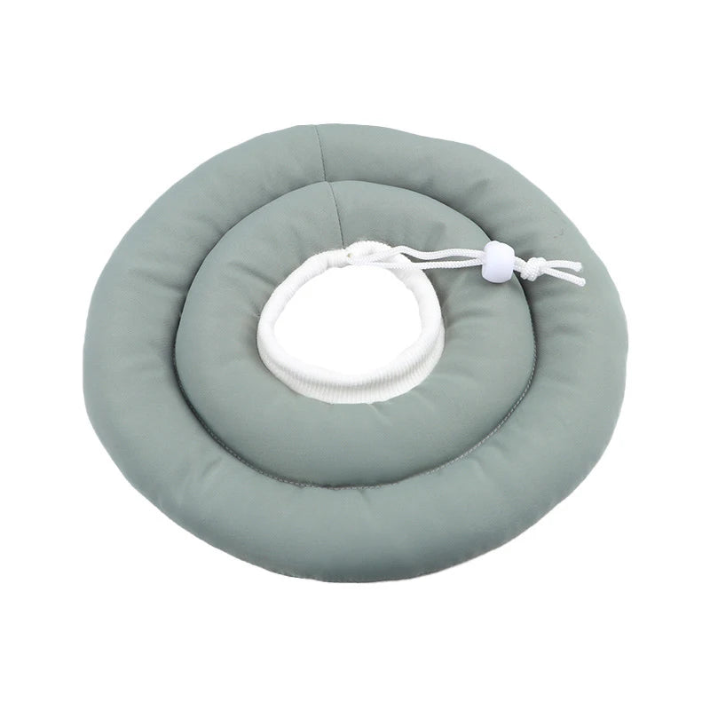 Collerette pour chien de couleur grise ronde. Image produit Boutiquechien