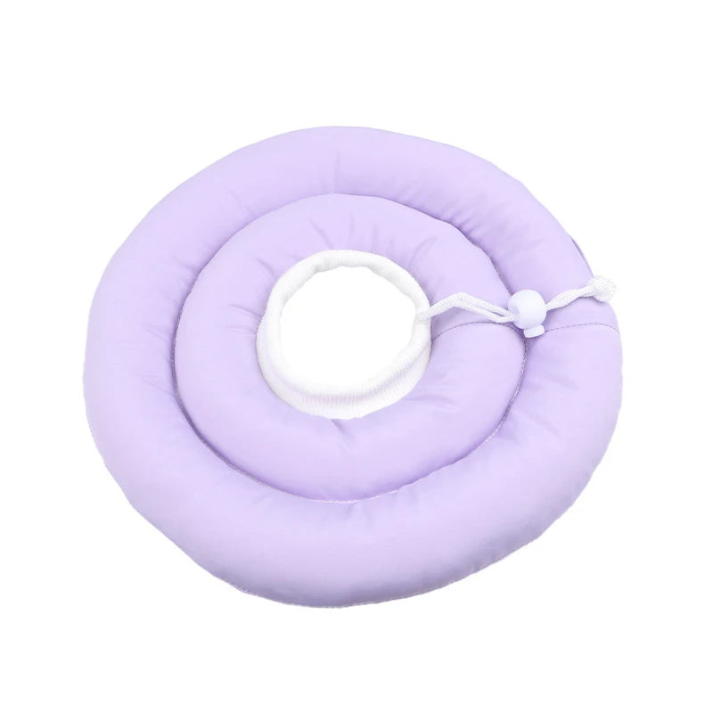 Collerette pour chien de couleur rose ronde. Image produit Boutiquechien