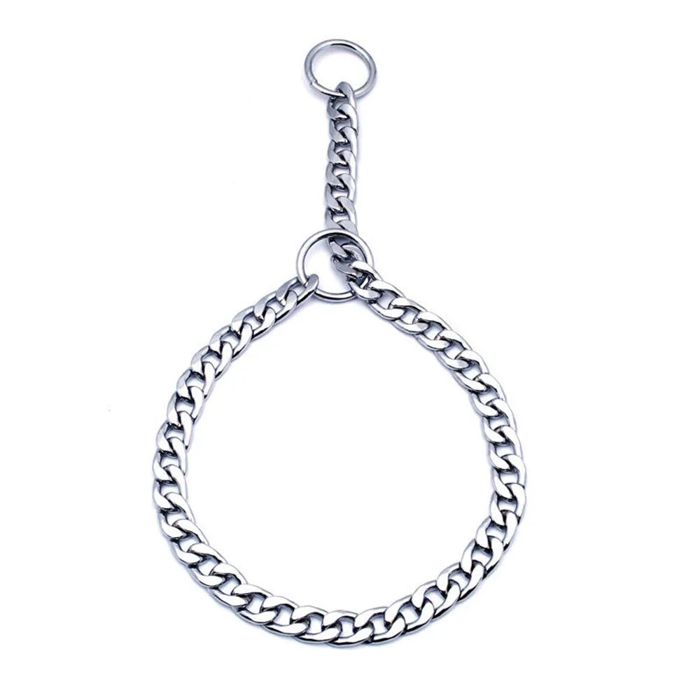 collier étrangleur chien parfait pour éduquer votre chien à la marche. Image produit Boutiquechien