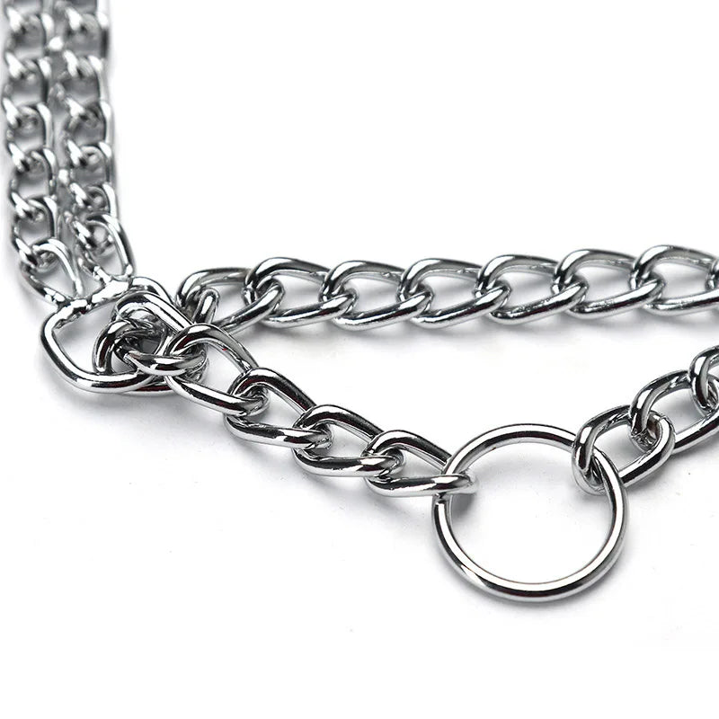 Collier étrangleur chien en métal pour éduquer votre chien. image produit Boutiquechien