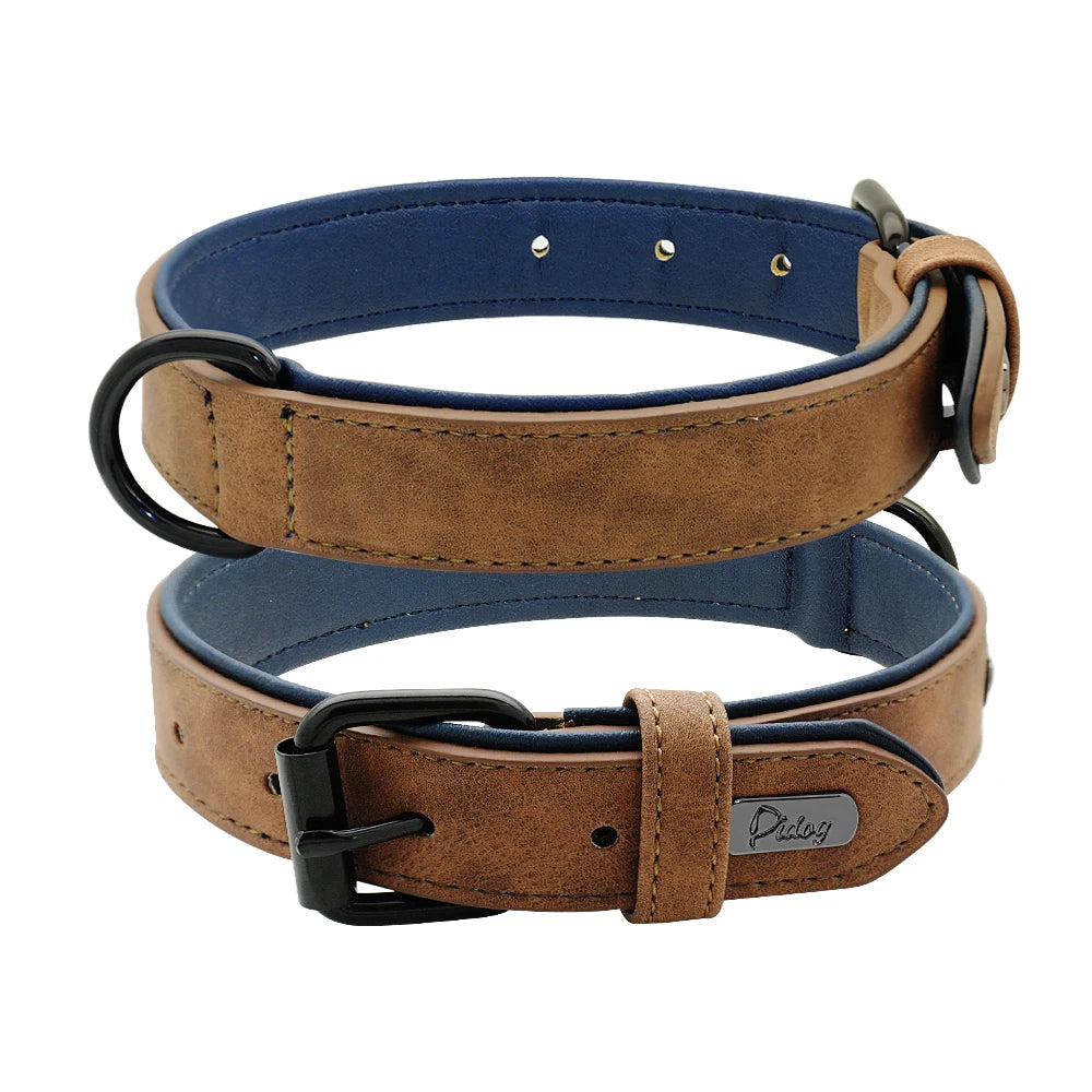 collier style cuir pour chien de Boutiquechien