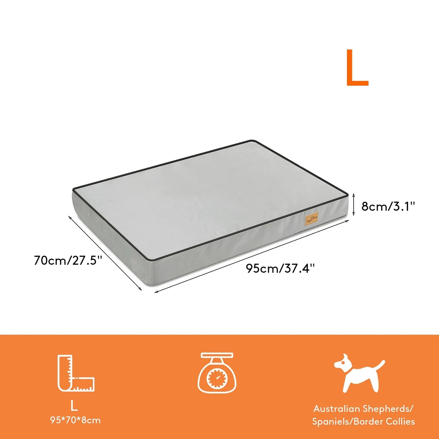 tailles pour tapis de taille L. Image produit Boutiquechien
