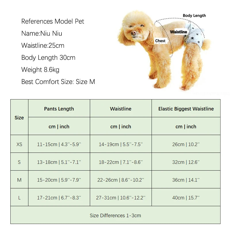 Dimensions total de la couche pour chien colorer. Image produit Boutiquechien
