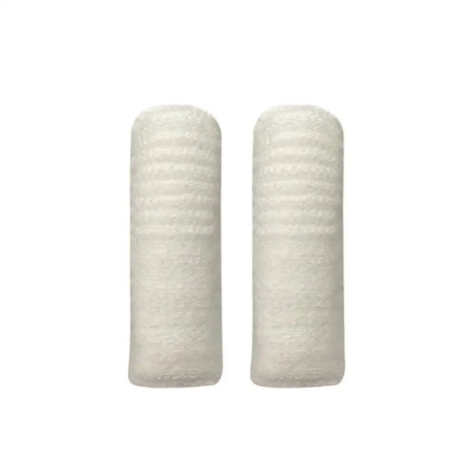 Doigt brosse à dent de couleur blanc avec un nettoyage 360. Image produit Boutiquechien