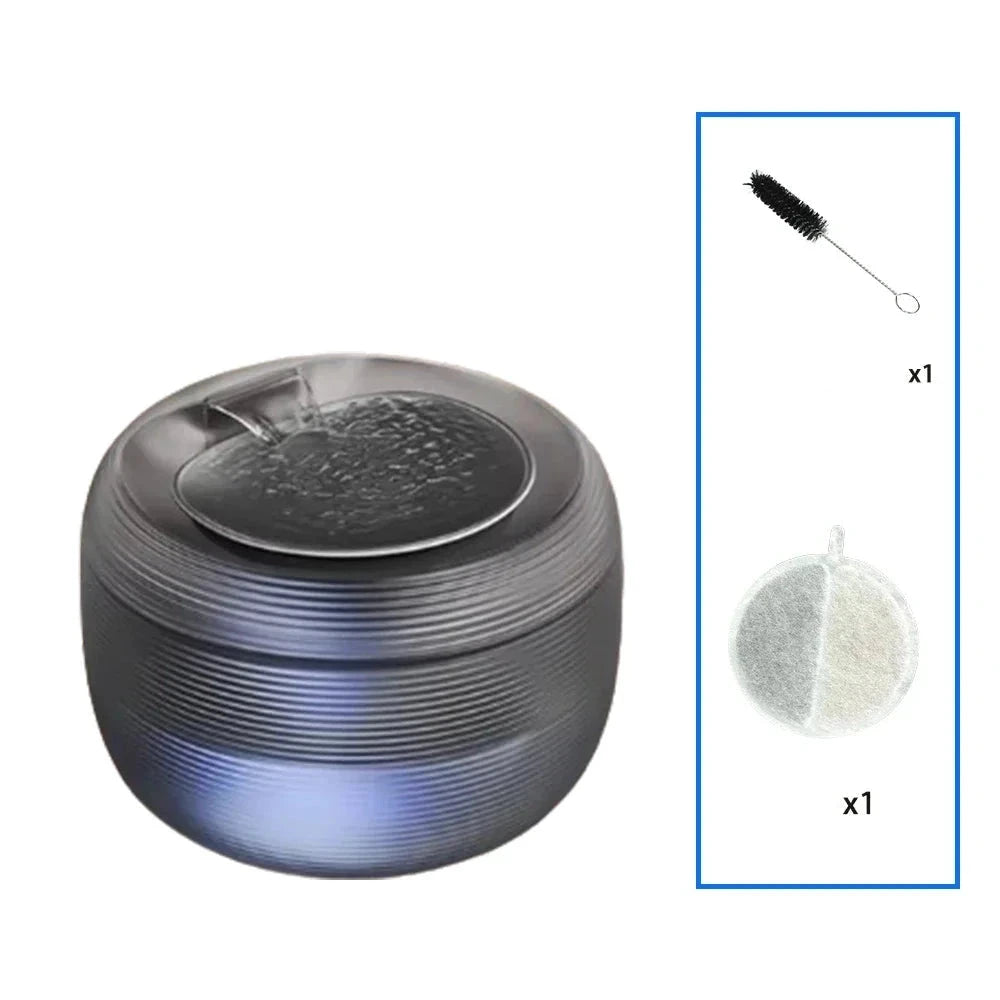 gamelle pour chiot à eau. Forunit avec filtre et brosse de nettoyage. Image produit Boutiquechien