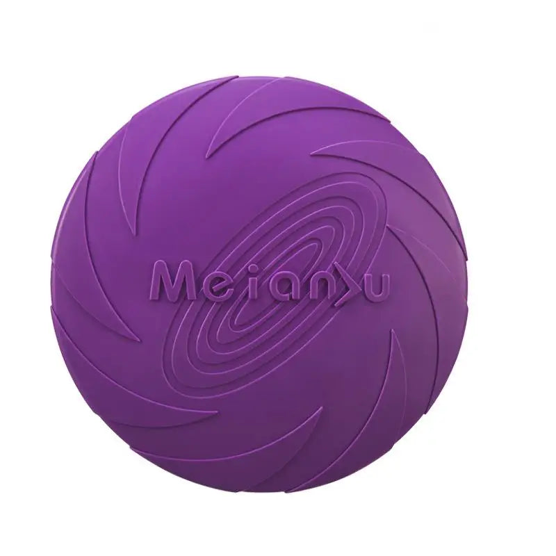 Frisbee pour chiens résistant et durable de couleur violet. Image produit Boutiquechien