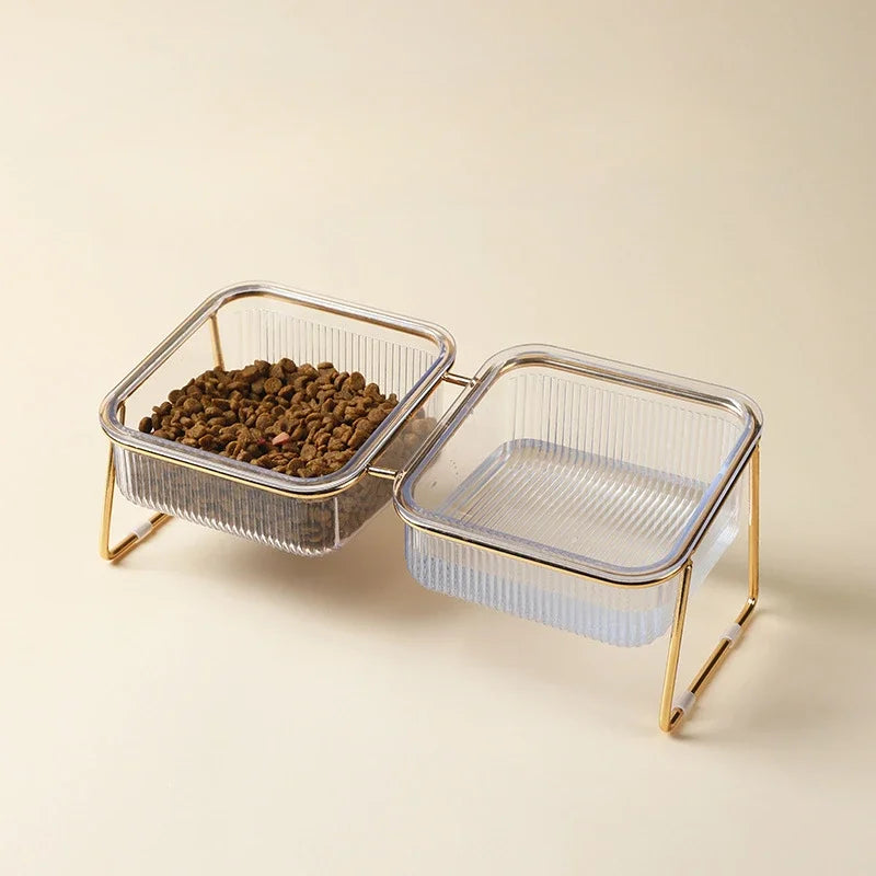 Gamelle pour chiot double cote croquette et eau de boutiquechien