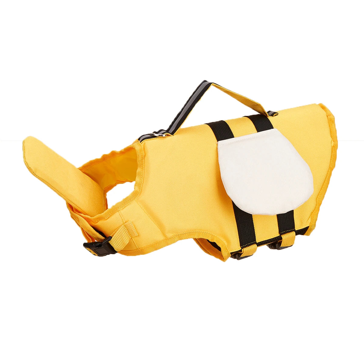 Gilet pour les petits chiens de sauvetage en forme d'abeille de couleur jaune et noir. Image produit Boutiquechien