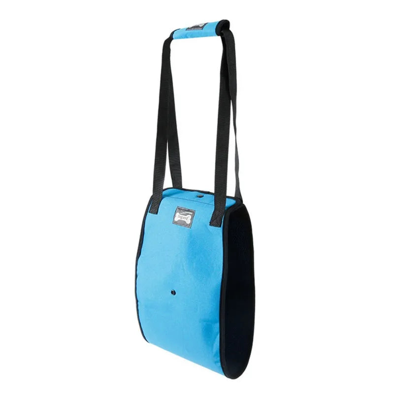 harnais de maintien pour chien de couleur bleu. Image produit Boutiquechien