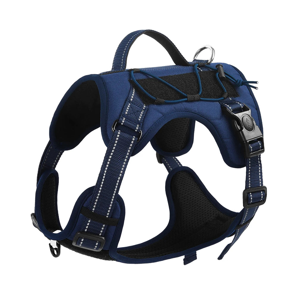 Harnais chien résistant et durable de couleur bleu pour tous les chiens. Image produit Boutiquechien