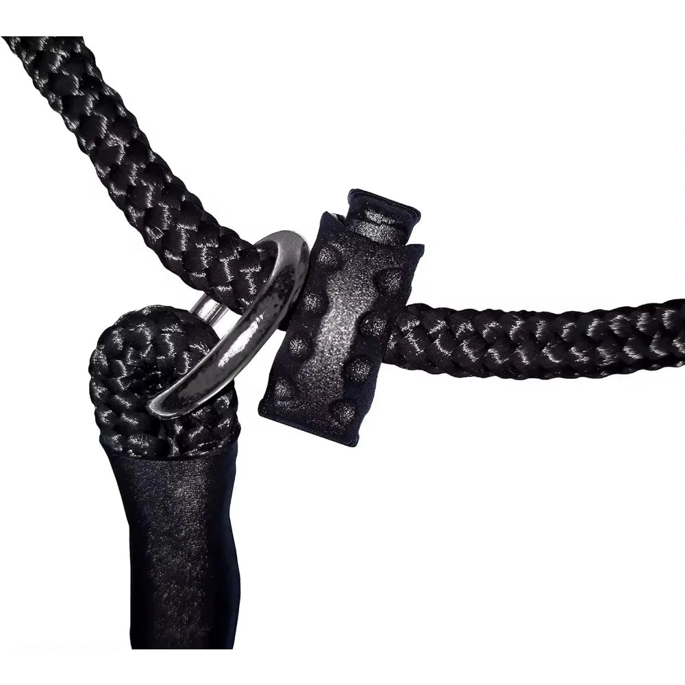 collier pour chien anti-traction de couleur noir. L'image montrant l'utilisation du collier chien anti traction. Image produit Boutiquechien
