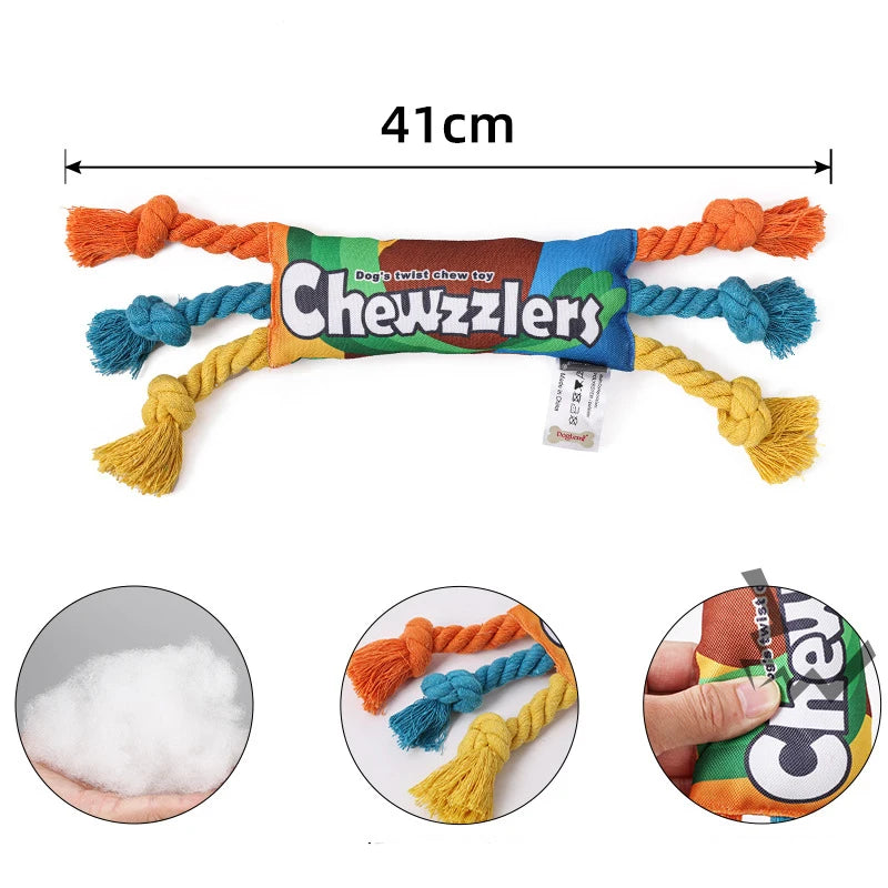 taille du jouet pour chien résistant de 41 CM résistant et durable. Image produit Boutiquechien