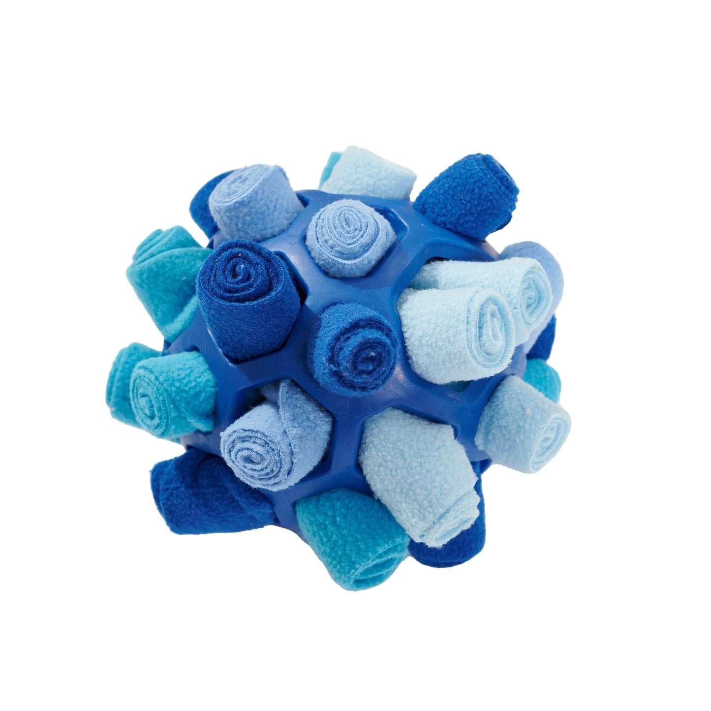 Jouet sensorielle pour chien de couleur bleu respirant. Image produit Boutiquechien