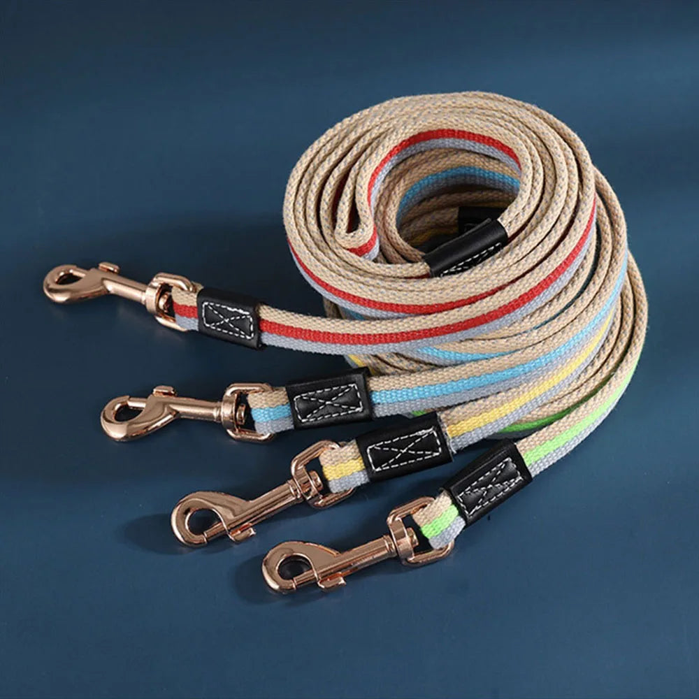 laisse chien de plusieurs couleurs pour les chiots. Parfait pour les promenades. Image produit Boutiquechien