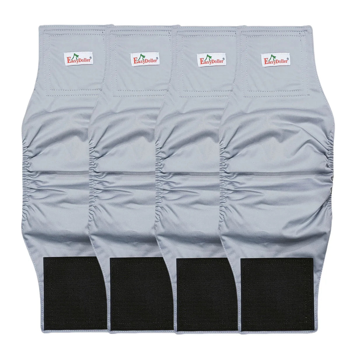 Lot 4 de couche pour chien de couleur gris. Image produit Boutiquechien