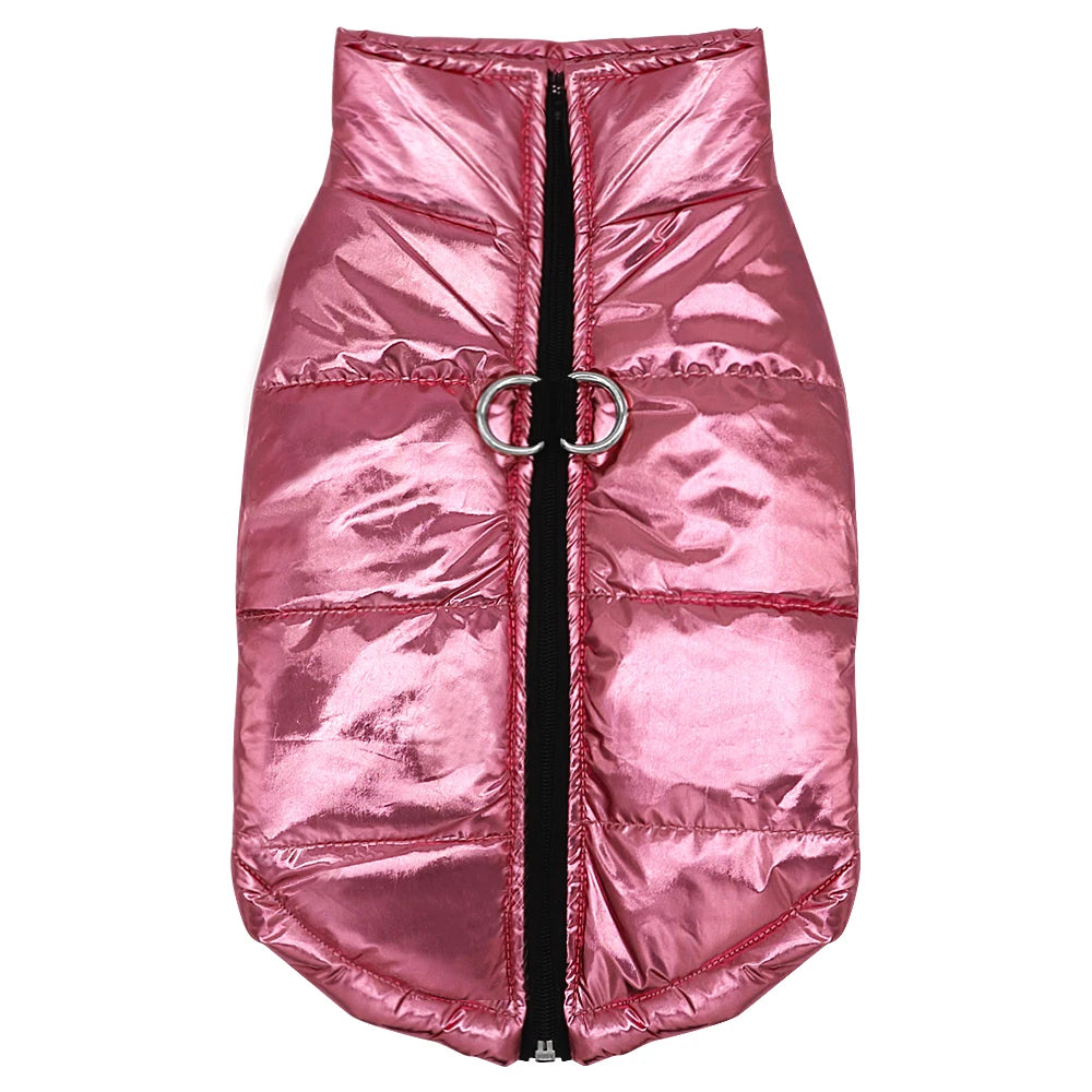 Manteau de couleur rose pailleté pour les chihuahua. Image produit Boutiquechien