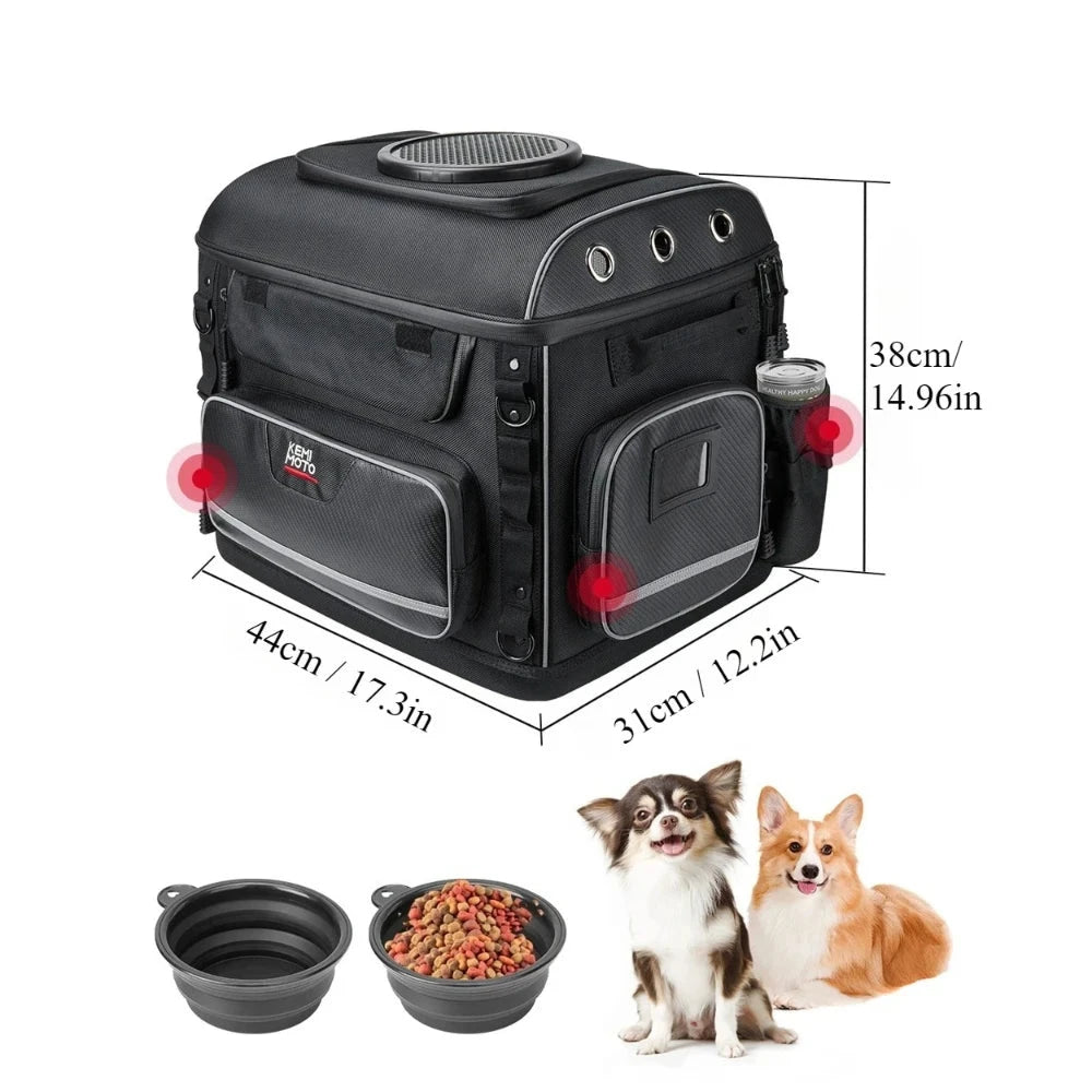 Panier chien moto dimensions