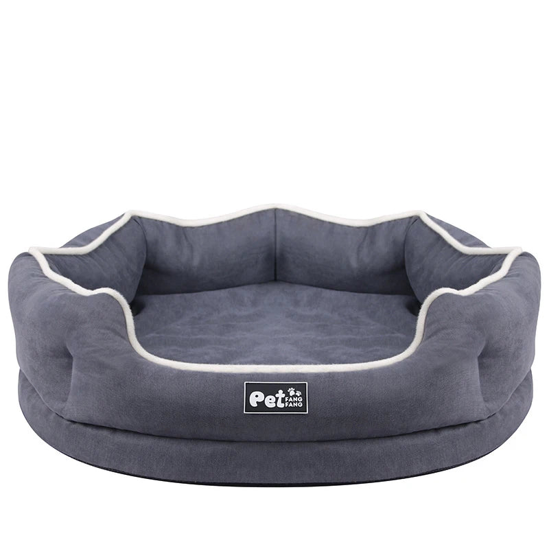 Panier pour chien de couleur noir et blanc élégant et durable. Image produit boutiquechien