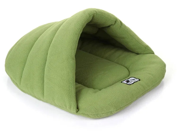 Panier chien de couleur vert en forme de nid durable et résistant pour les petits chiens. Image produit Boutiquechien