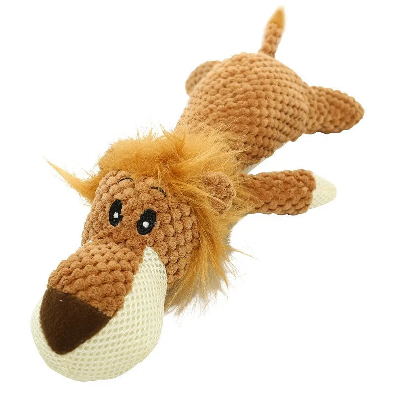 lion en peluche pour chien pour lees chiens. Image produit Boutiquechien