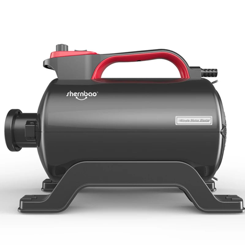 pulseur chien pro de couleur noir avec des rappels de couleur rouge. Image produit Boutiquechien