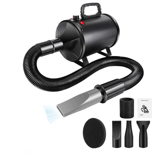 pulseur chien noir de 2800W pour professionnel. Pulseur chien de Boutiquechien