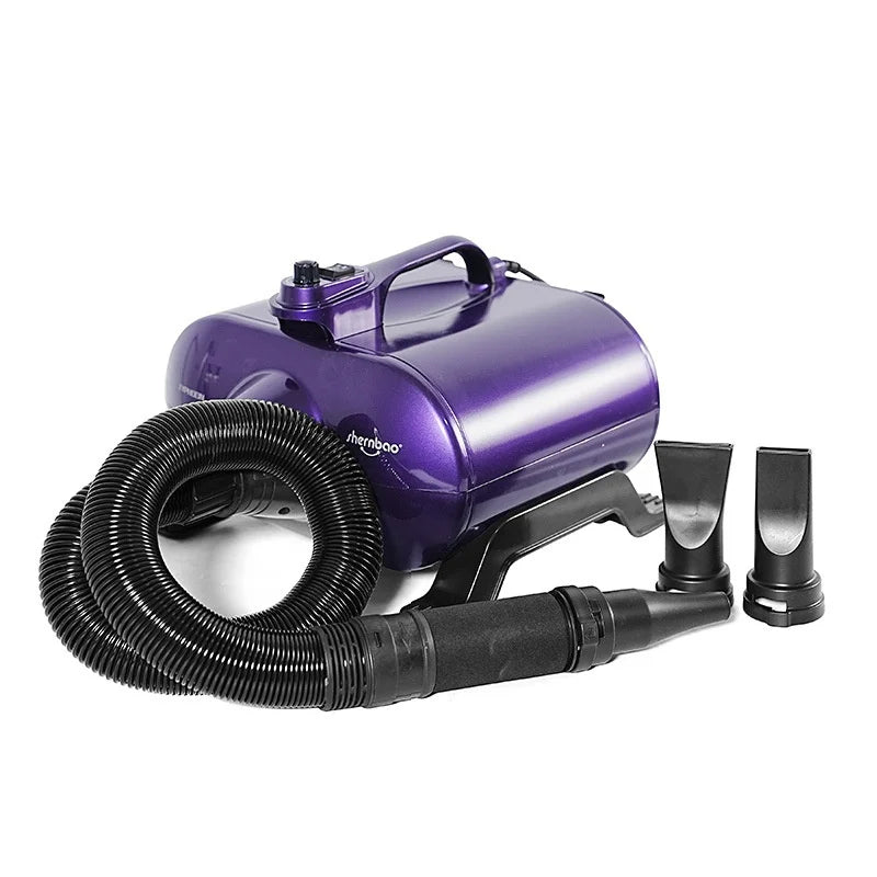 pulseur violet pour chien professionnel avec embouts noir