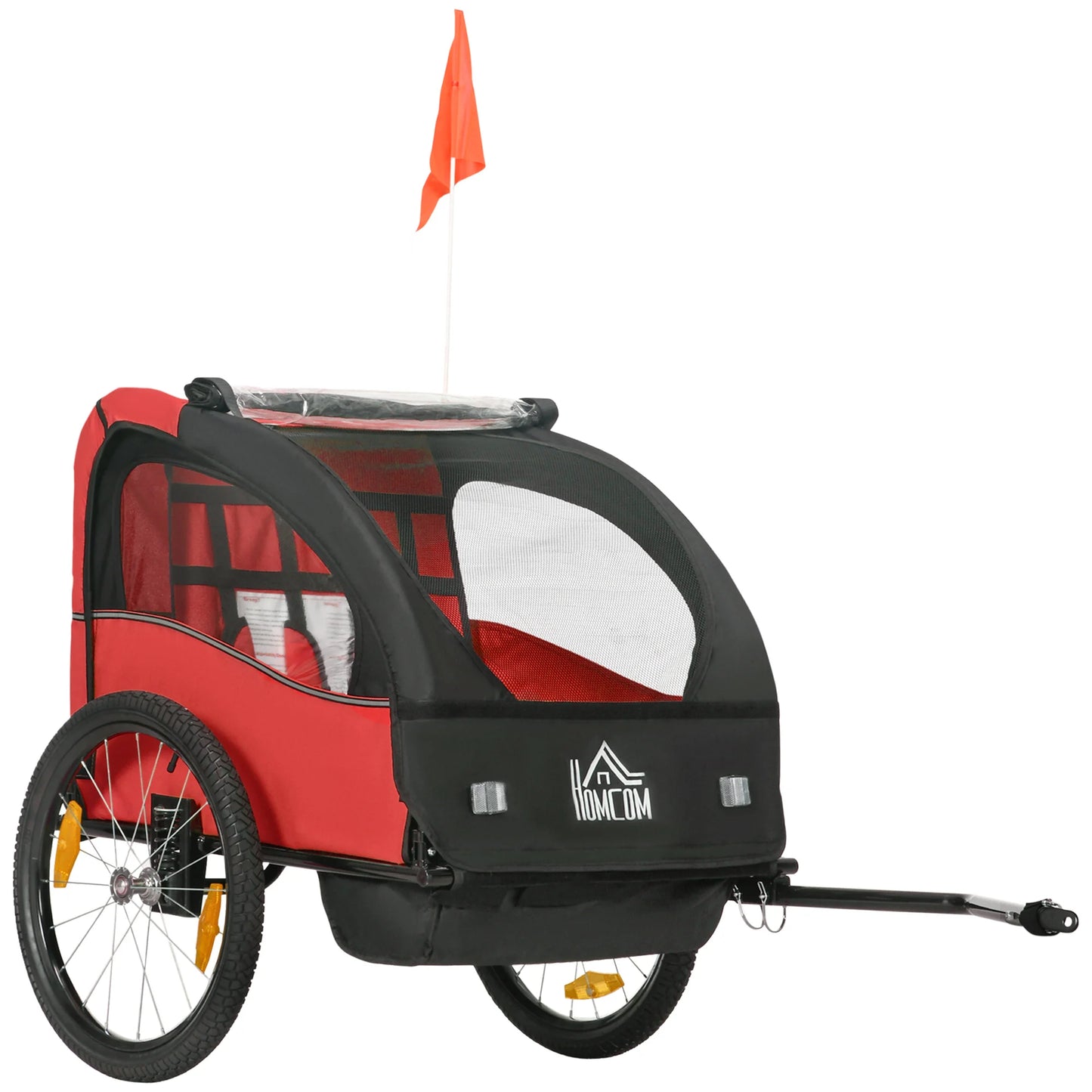 panier pour chien pour vélo de couleur noir et rouge. Image produit Boutiquechien