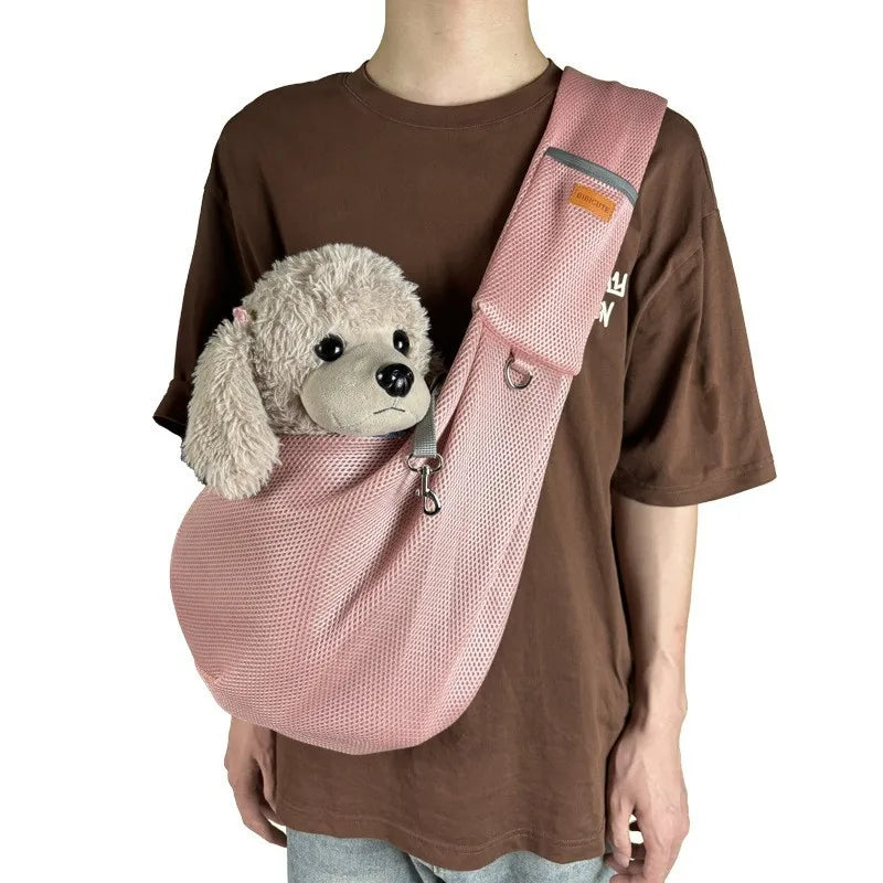 Sac en bandoulière de transport pour chien