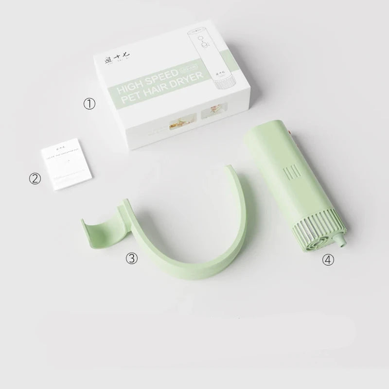 Pulseur pour chien silencieux mains libres vert