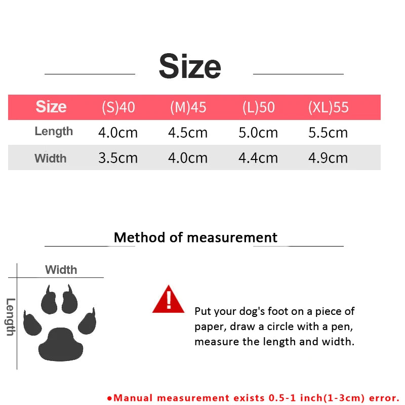 tableaux des tailles de boutiquechien pour les dimensions des bottes d'hiver pour chien de boutiquechien