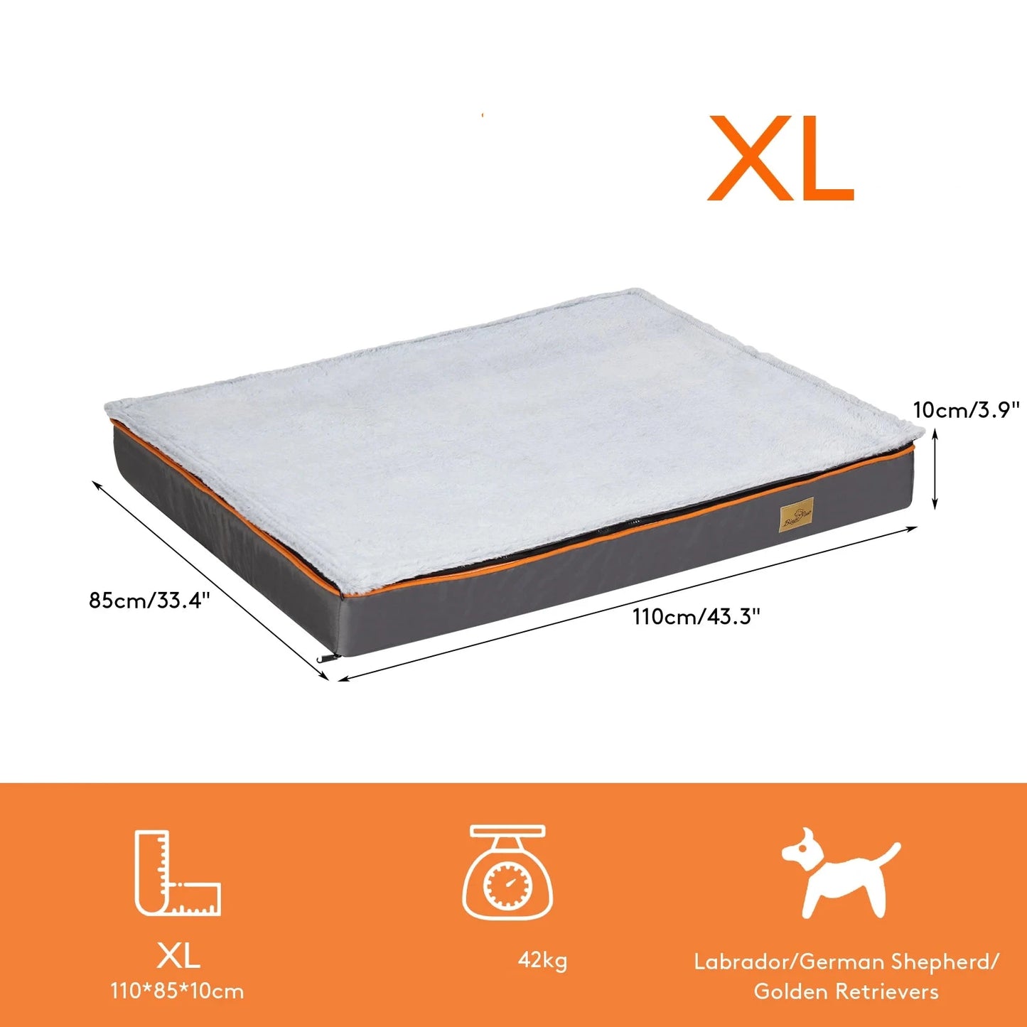 Tapis chien de grande tailles de taille XL pour les grands chiens. Image produit Boutiquechien
