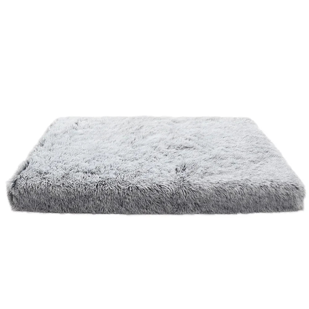 Tapis chien moelleux gris de boutiquechien