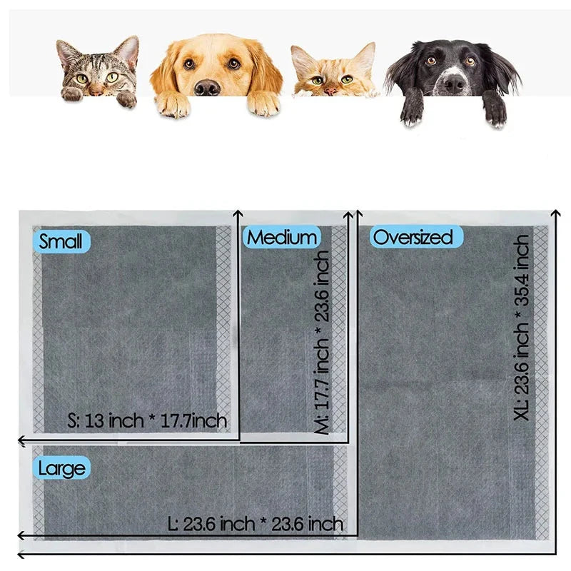 tapis de propreté chiot de couleur noir de plusieurs tailles. Image produit Boutiquechien