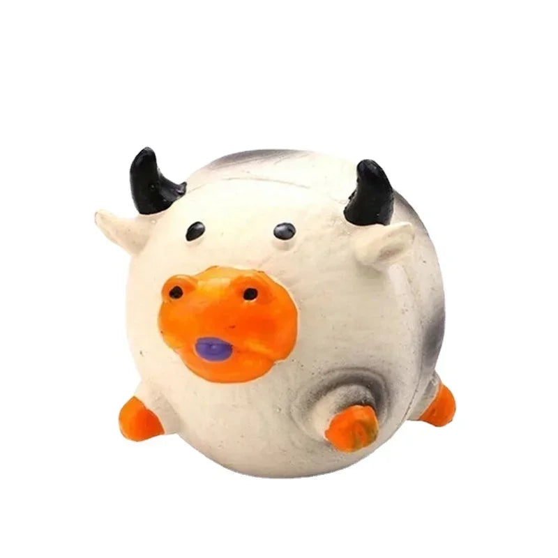 Pouet pouet chiot en forme de vache. Image produit Boutiquechien