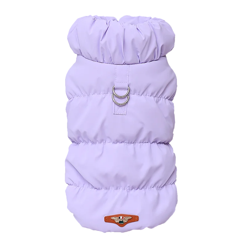 Veste pour chihuahua de couleur Bleau avec double anneaux de maintien pour les chiens. Image produit Boutiquechien