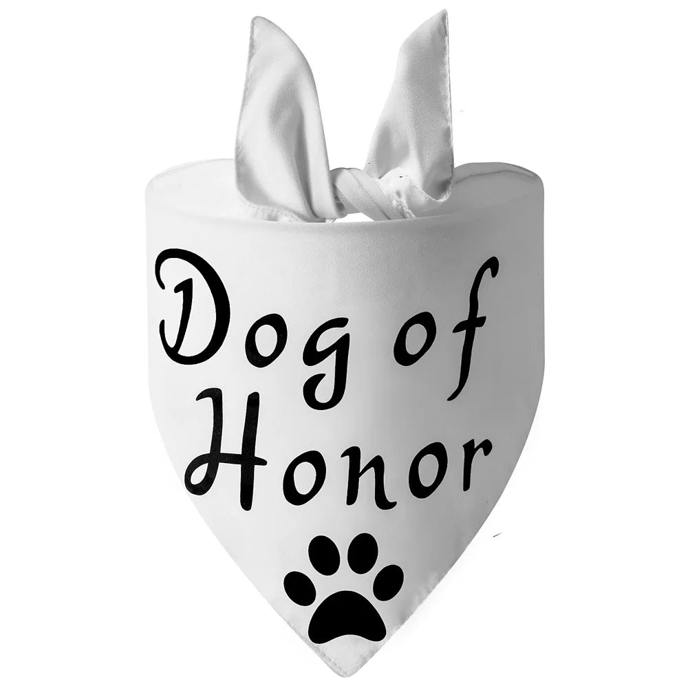 bandana noir dog of honor de couleur noir et blanc. Image produitde boutiquechien