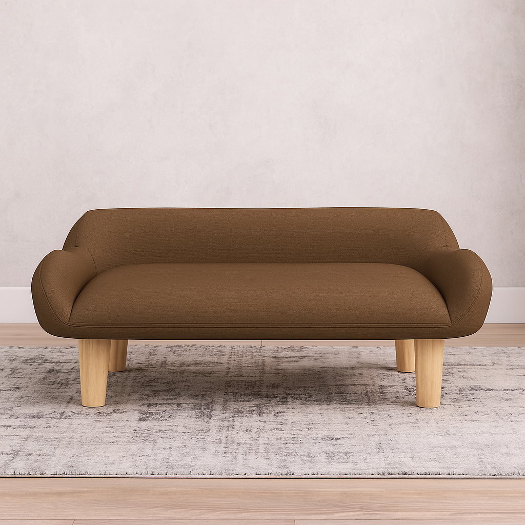 canape chien de couleur brun design. Image produit Boutiquechien