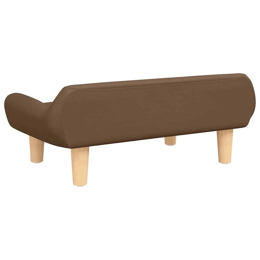 canapé chien de couleur brun de dos. Image produit Boutiquechien