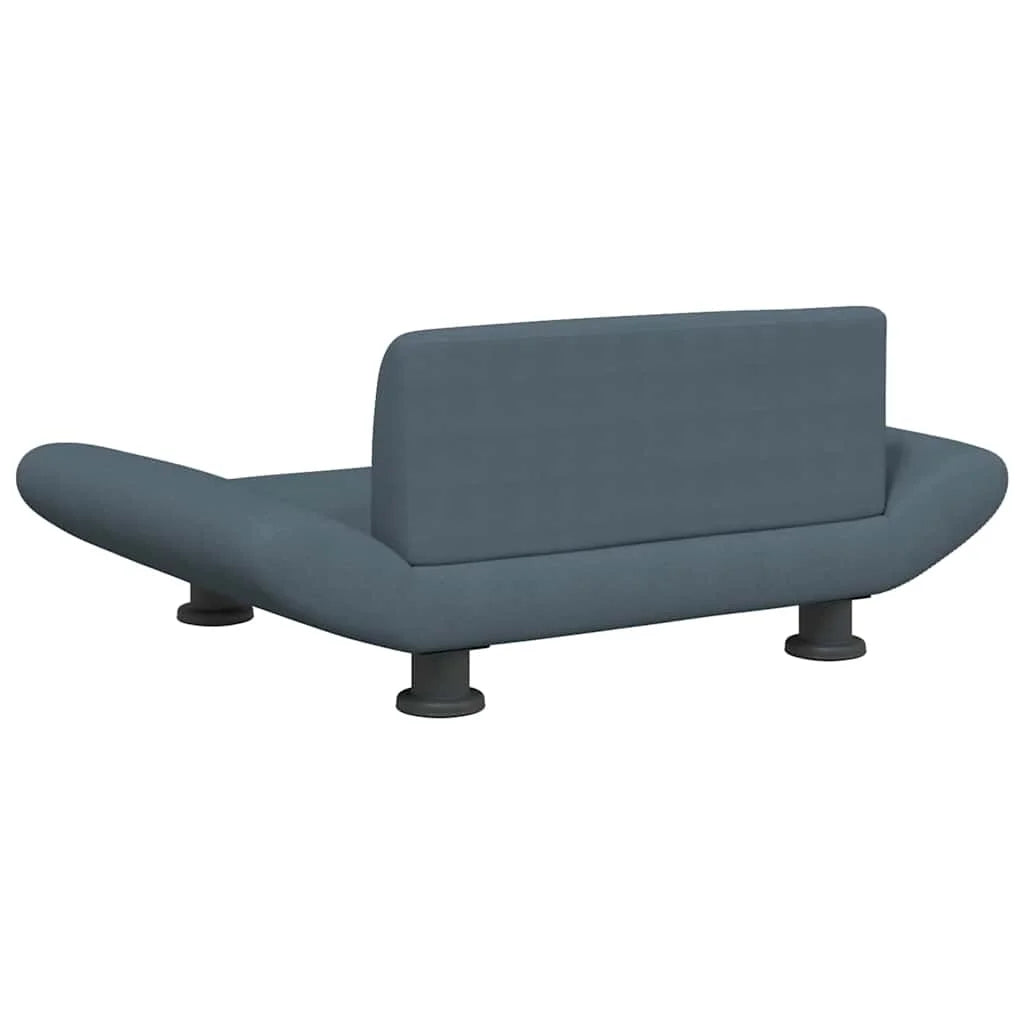 canapé chien de couleur gris foncé avec une vue de dos. Image produit Boutiquechien