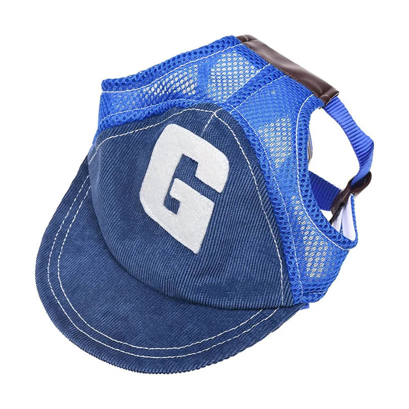 Casquette pour chien de couleur bleu. Image produit Boutiquechien