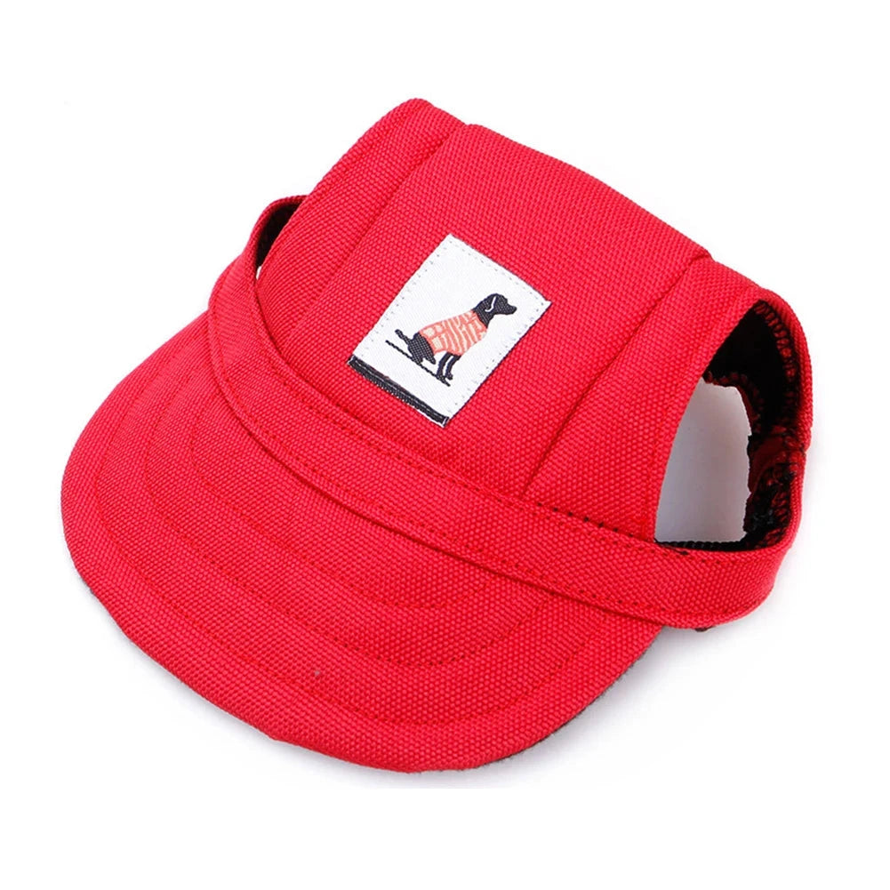 Casquette pour les chiens de couleur rouge de boutiquechien